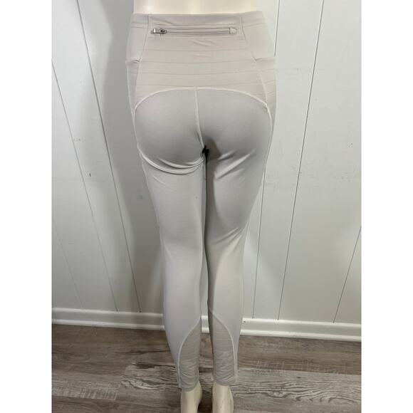 Athleta Peak Hybrid Fleece Tight Legging in Birch Gray. Size Small - Picture 5 of 9